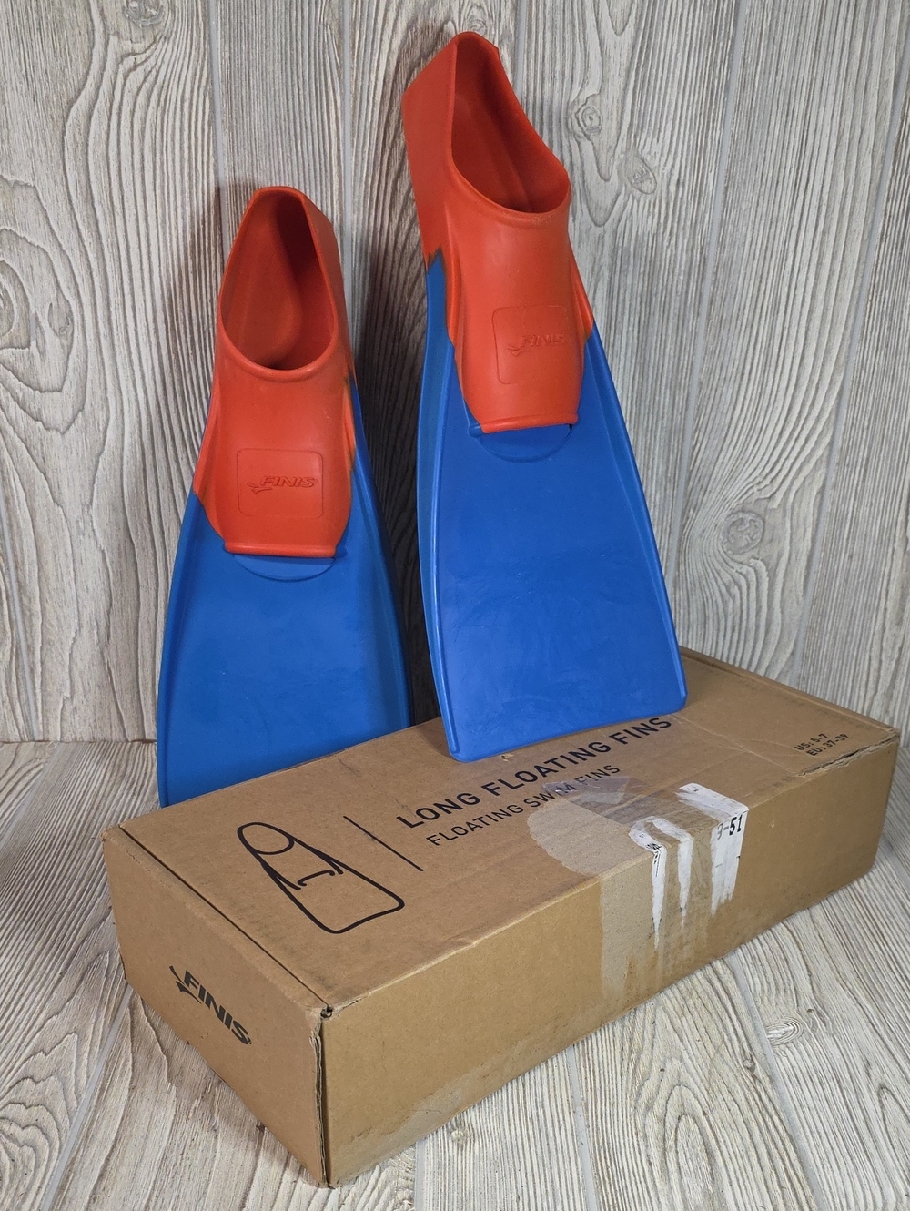 Finis Long Floating Swim Fins Adult Size 5-7